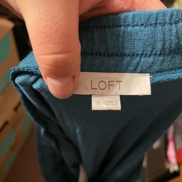 LOFT TEAL JERSEY KNIT MAXI SKIRT - Picture 3 of 4